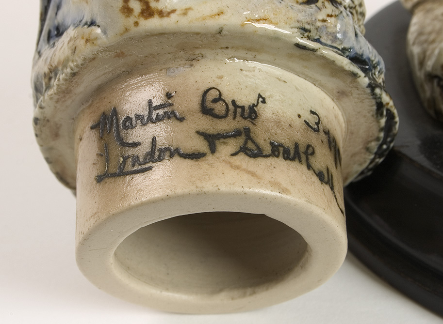 Martin Brothers Kingfisher Bird Jar